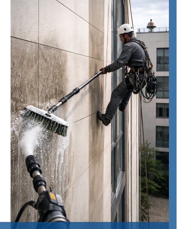 Мойка фасада из керамогранита в Воткинске от 311 р. | ВЫСОТНИК-Втк