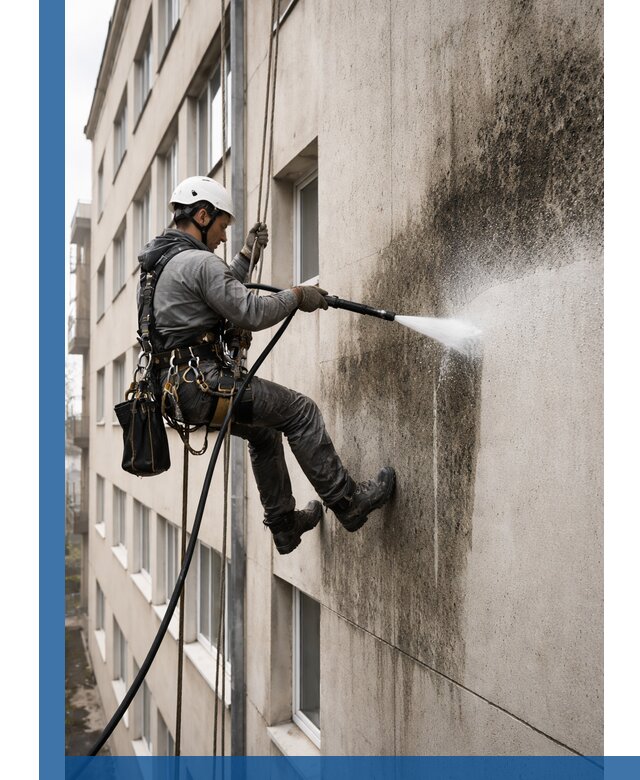 Профессиональная очистка фасадов от плесени в Воткинске