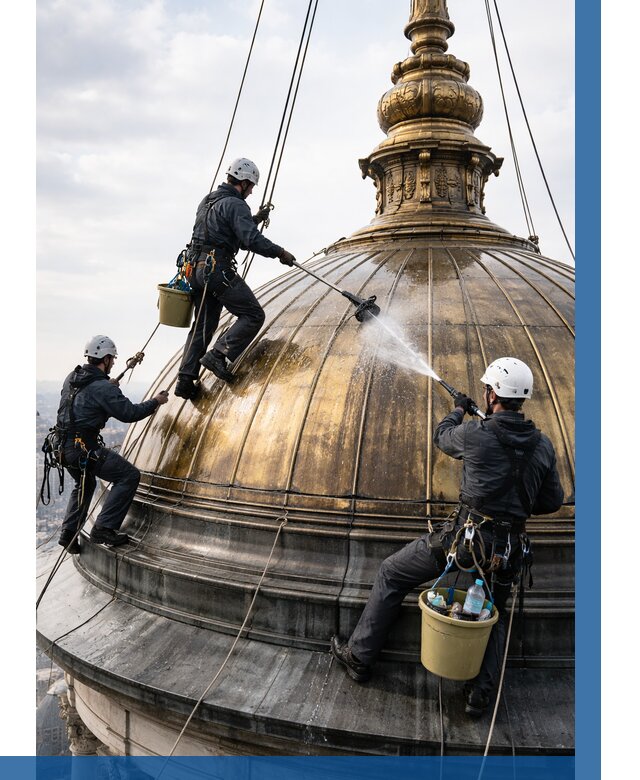 Мойка куполов и шпилей в Воткинске от 8288 р. - заказать | ВЫСОТНИК-Втк