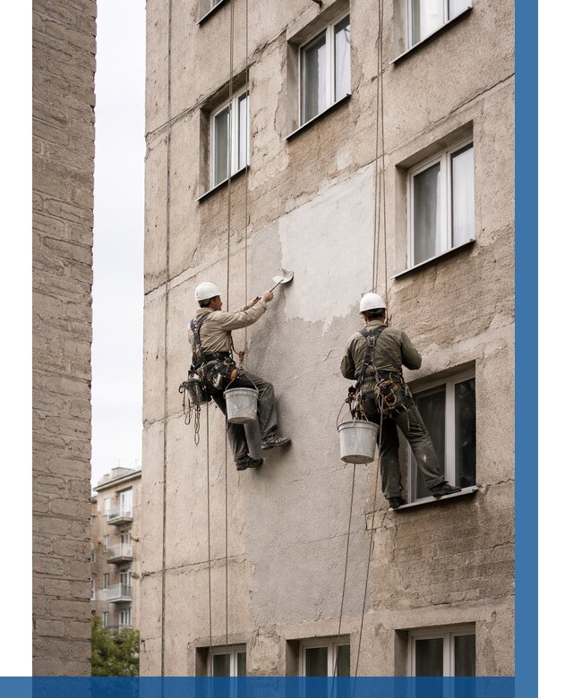 Косметический ремонт фасада в Воткинске от 1140 р. | ВЫСОТНИК-Втк