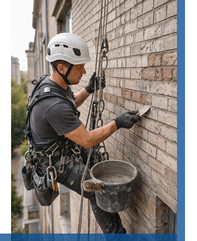 Ремонт кирпичной кладки фасада в Воткинске от 1865 р. | ВЫСОТНИК-Втк