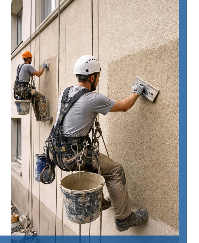 Декоративная штукатурка фасада в Воткинске от 1243 р. | ВЫСОТНИК-Втк