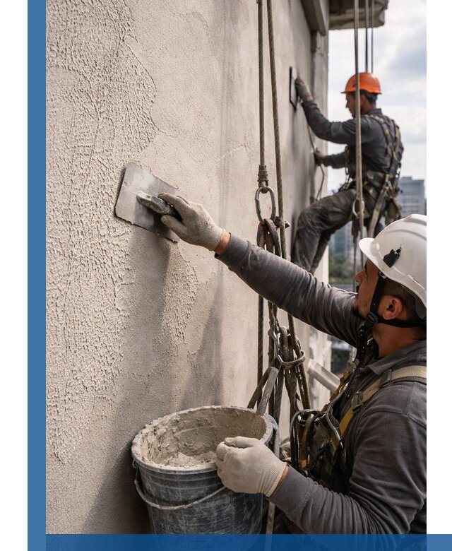 Декоративная штукатурка фасада с утеплением и защитой в Воткинске