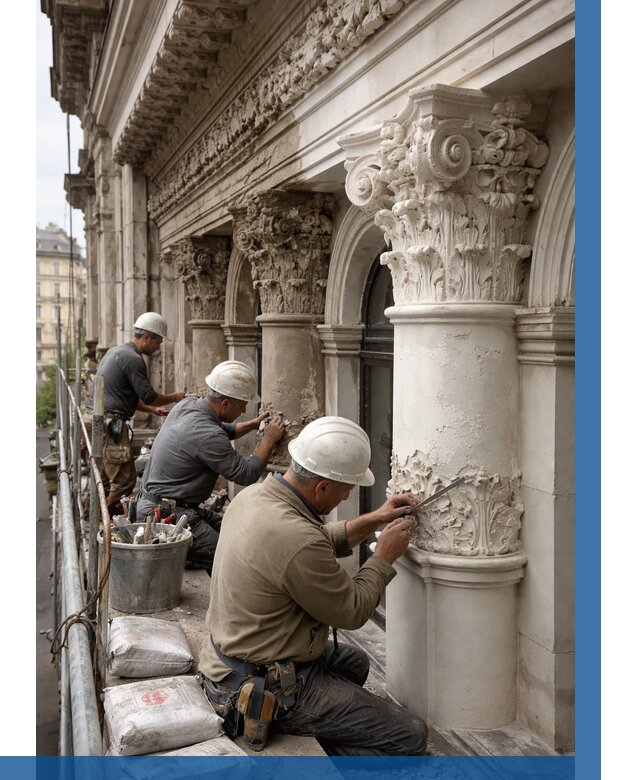 Реставрация фасадной лепнины в Воткинске от 2590 р. | ВЫСОТНИК-Втк