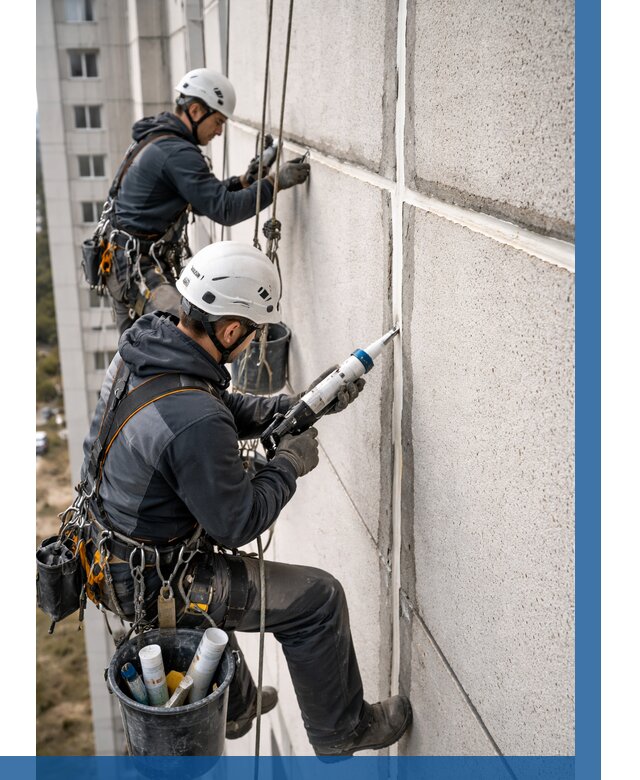 Герметизация межпанельных швов в Воткинске от 725 р. | ВЫСОТНИК-Втк
