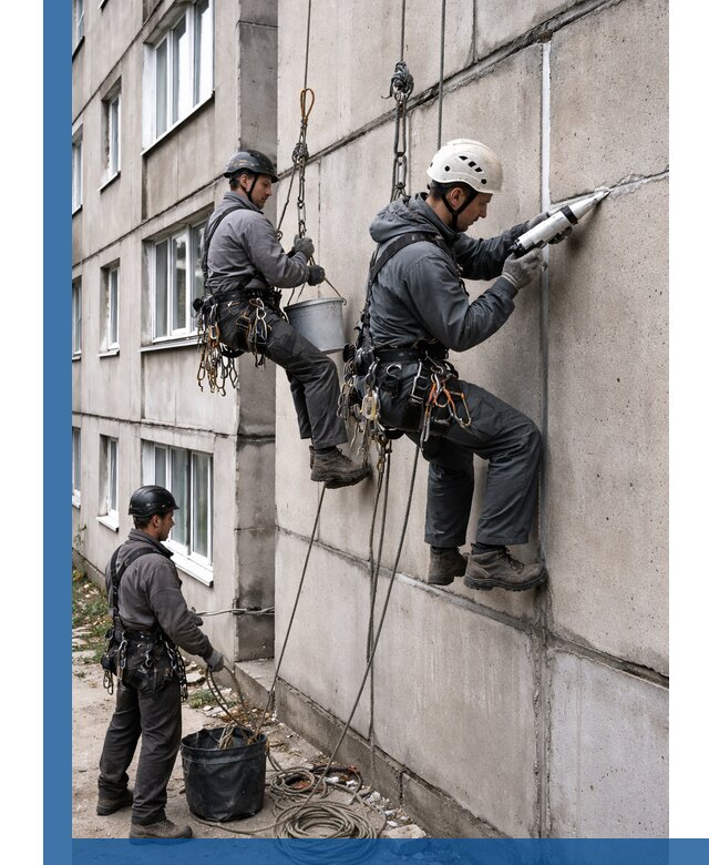 Герметизация межпанельных швов в Воткинске с гарантией герметичности