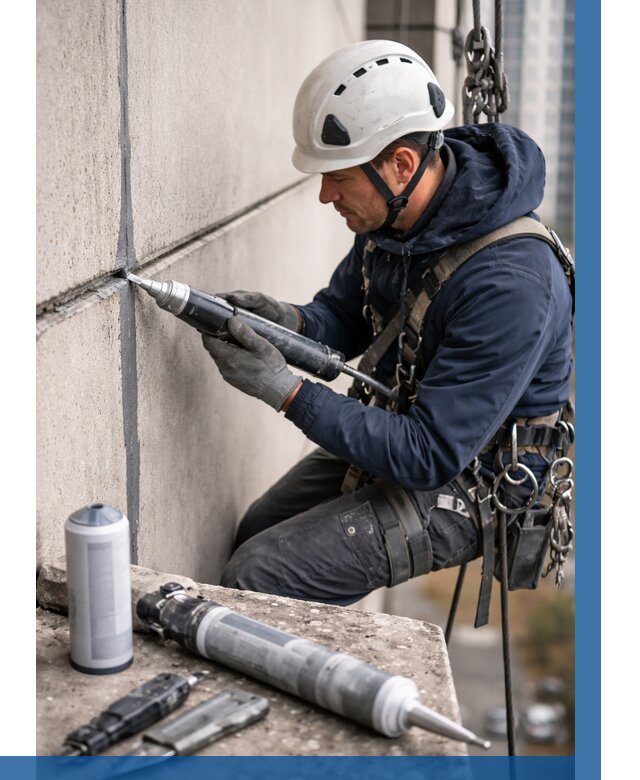 Вторичная герметизация швов в Воткинске от 466 р. | ВЫСОТНИК-Втк