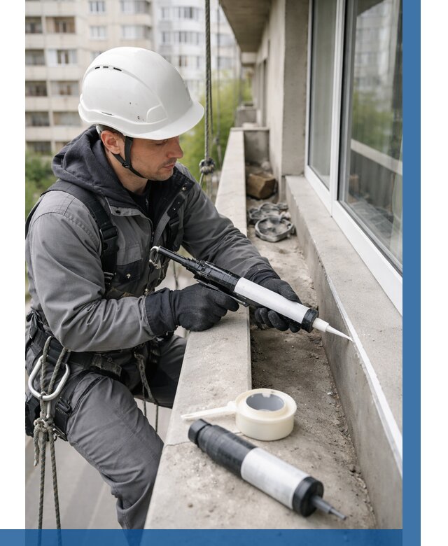 Герметизация швов лоджии в Воткинске от 4662 р. | ВЫСОТНИК-Втк