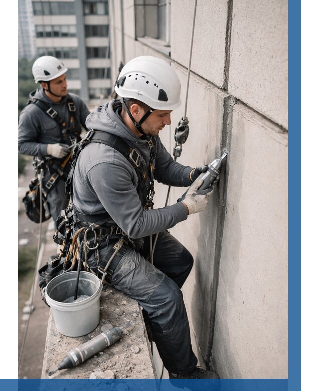 Ремонт деформационных швов здания в Воткинске от 1036 р. | ВЫСОТНИК-Втк