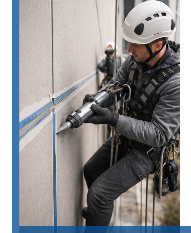 Герметизация стыков фасадных панелей в Воткинске качественно и быстро