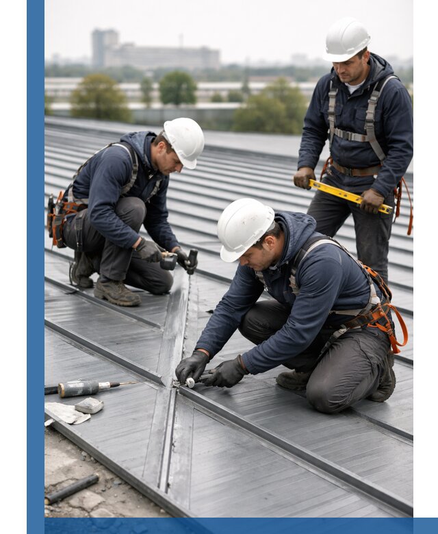 Ремонт фальцевой кровли в Воткинске срочно и качественно