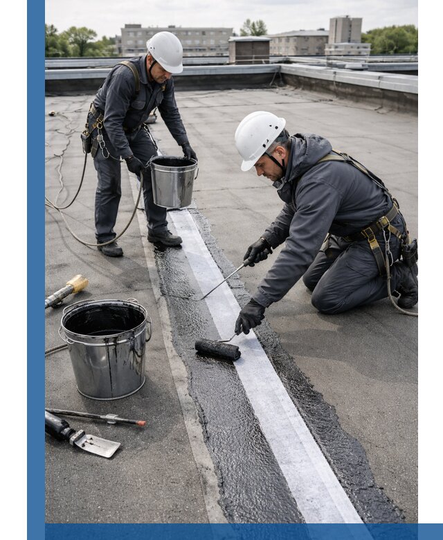 Гидроизоляция кровли мастикой в Воткинске надежная защита