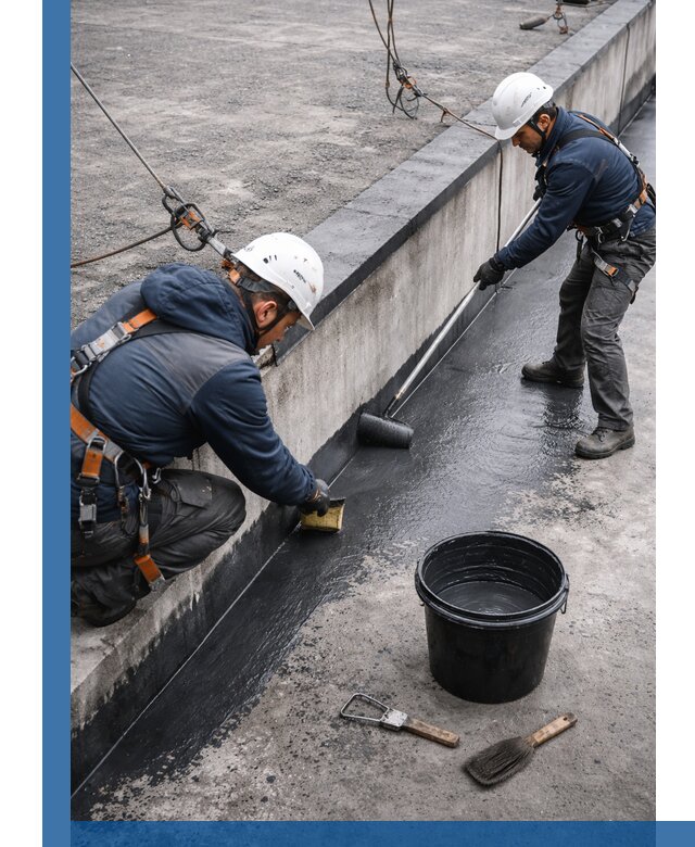 Гидроизоляция кровли жидкой резиной профессионально в Воткинске