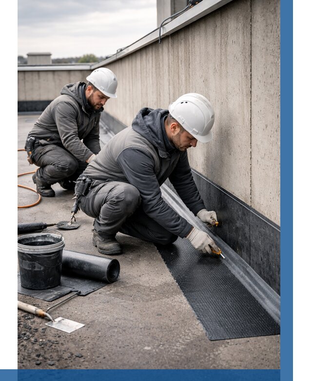 Гидроизоляция примыканий на кровле в Воткинске от 932 р. | ВЫСОТНИК-Втк