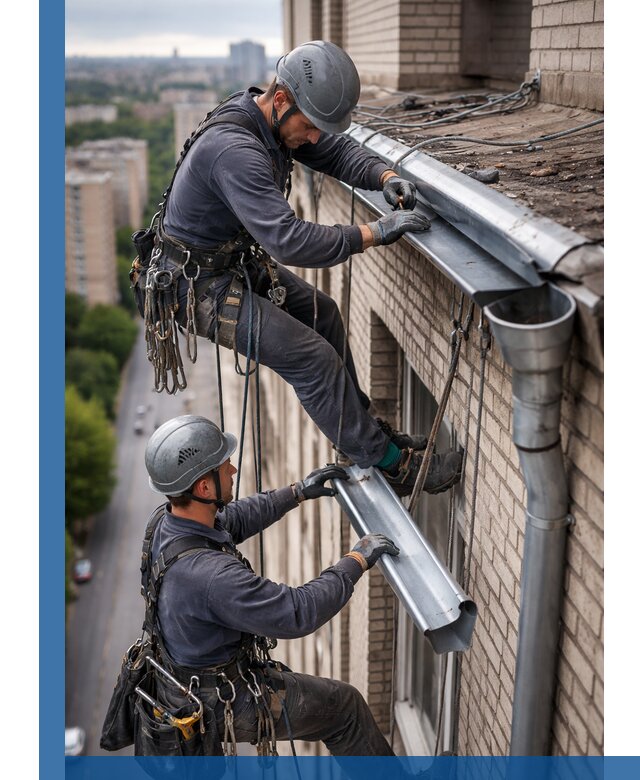 Ремонт водосточных желобов в Воткинске, быстро и качественно