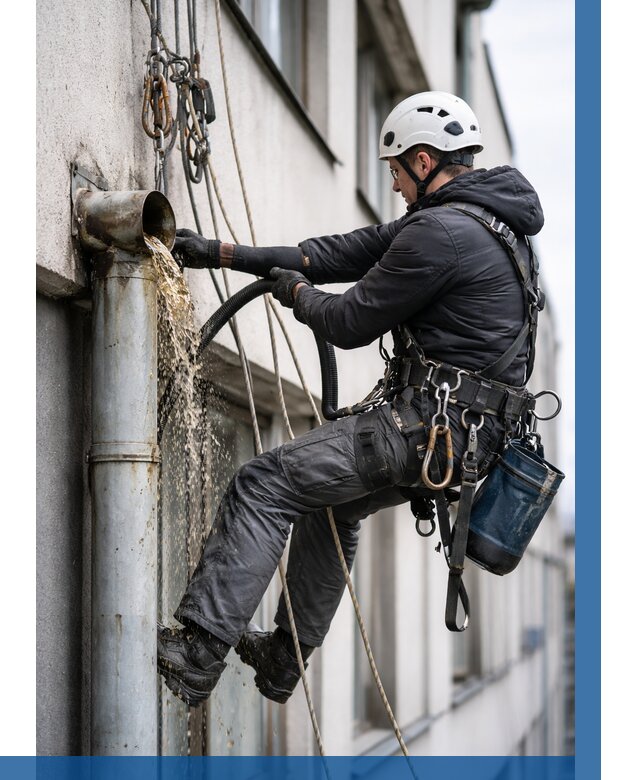 Прочистка водосточных труб в Воткинске от 3626 р. | ВЫСОТНИК-Втк