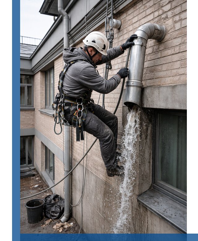 Профессиональная прочистка водосточных труб в Воткинске с гарантией