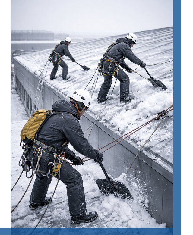 Очистка навесов от снега в Воткинске от 4662 р. | ВЫСОТНИК-Втк