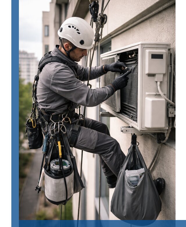 Обслуживание внешнего блока кондиционера в Воткинске профессионально