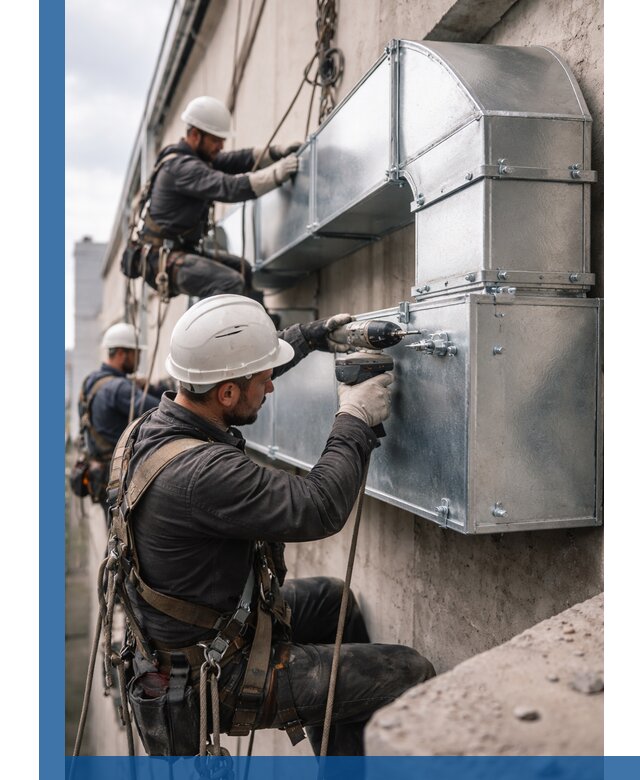 Профессиональный монтаж вентиляционных коробов в Воткинске под ключ