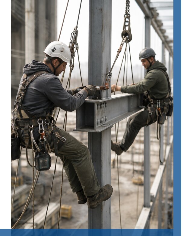 Монтаж металлоконструкций на высоте в Воткинске от 3626 р. | ВЫСОТНИК-Втк