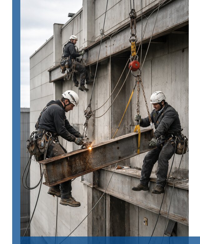 Демонтаж металлоконструкций на высоте в Воткинске под ключ