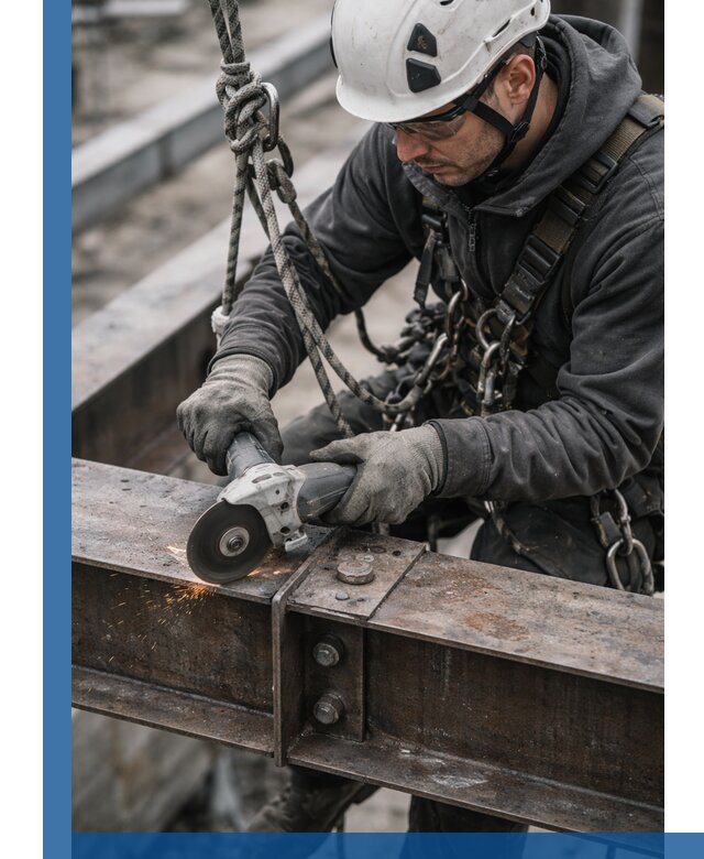 Резка металла на высоте в Воткинске для зданий и конструкций