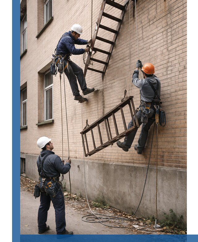 Демонтаж пожарной лестницы в Воткинске быстро и безопасно