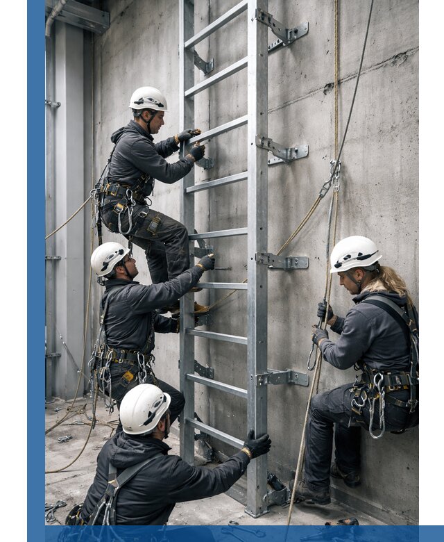 Монтаж металлических лестниц в Воткинске под ключ со гарантией