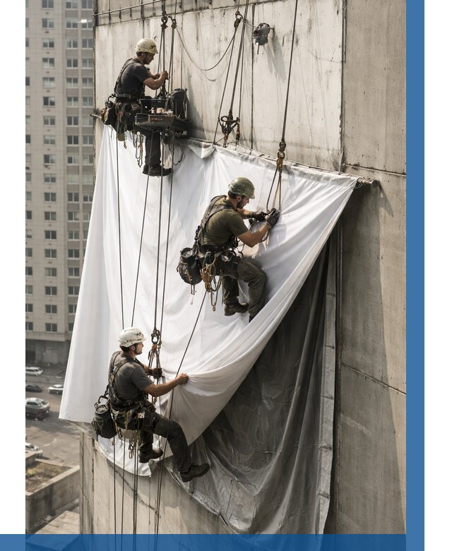 Замена баннерного полотна в Воткинске от 6734 р. | ВЫСОТНИК-Втк—заказать