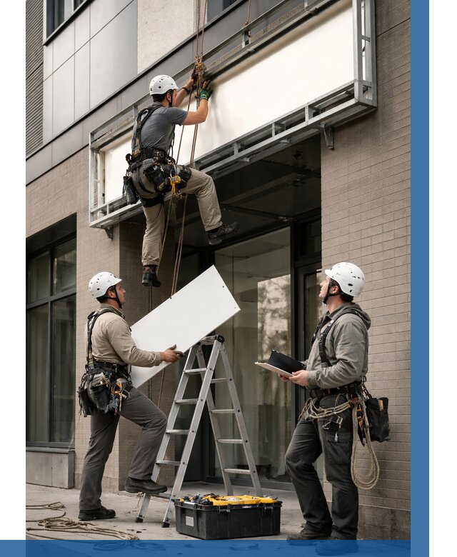 Монтаж светового короба в Воткинске от 6734 р. | ВЫСОТНИК-Втк