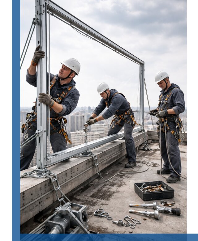 Монтаж крышных рекламных конструкций под ключ в Воткинске