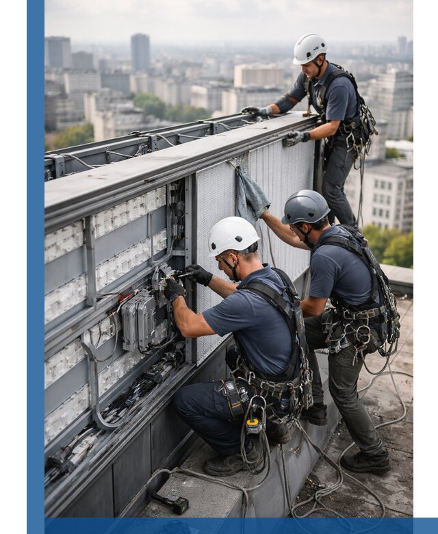 Профессиональное обслуживание крышной рекламы в Воткинске под ключ