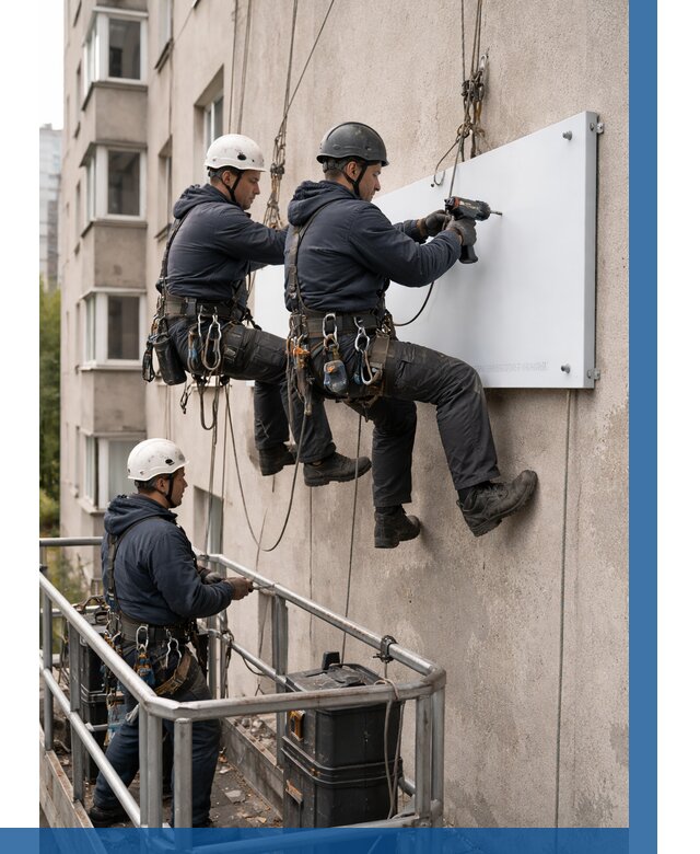 Монтаж табличек и указателей в Воткинске от 3626 р. | ВЫСОТНИК-Втк