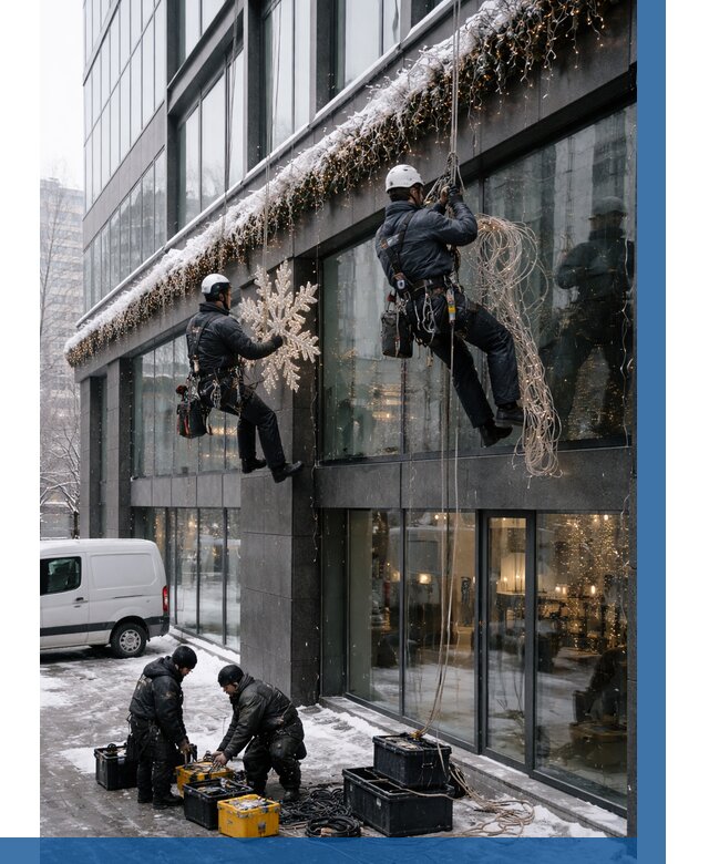 Демонтаж новогоднего оформления в Воткинске от 5698 р. | ВЫСОТНИК-Втк