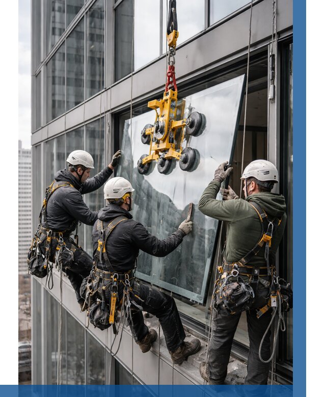 Фасадное остекление зданий под ключ в Воткинске от 10360 р. | ВЫСОТНИК-Втк