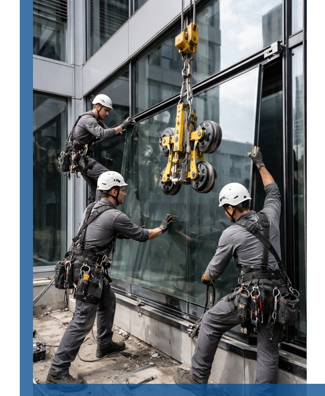 Структурное остекление фасадов в Воткинске монтаж и обслуживание