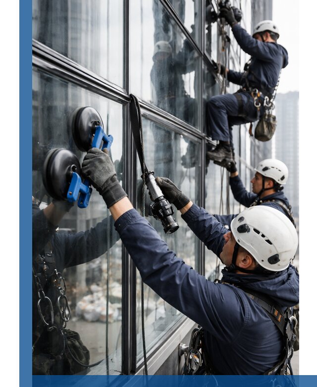 Радиусное остекление фасадов под ключ в Воткинске с гарантиями