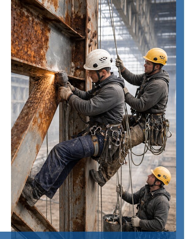 Зачистка металла от ржавчины в Воткинске от 363 р. | ВЫСОТНИК-Втк