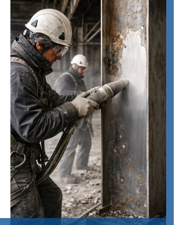 Удаление старой краски с металла в Воткинске от 466 р. | ВЫСОТНИК-Втк