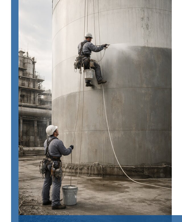 Покраска стальных резервуаров и емкостей в Воткинске профессионально