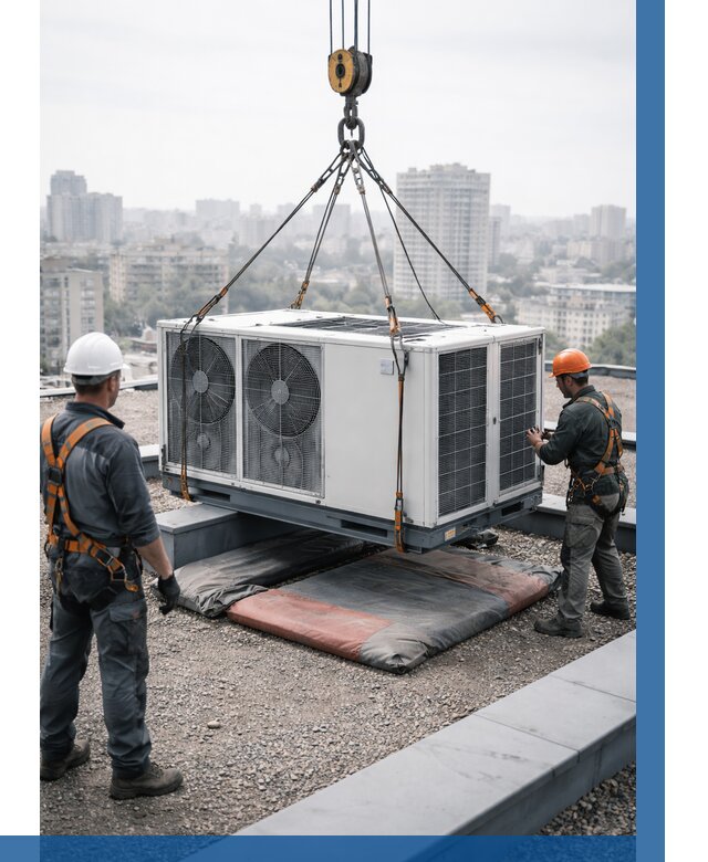 Подъем груза на крышу в Воткинске от 5180 р. | ВЫСОТНИК-Втк заказать