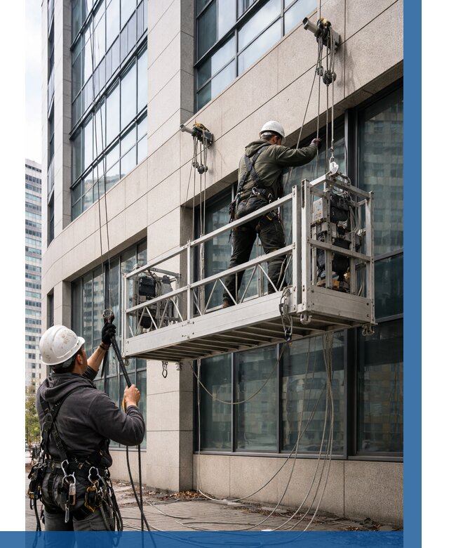 Монтаж и подъем фасадной люльки в Воткинске от 12432 р. | ВЫСОТНИК-Втк