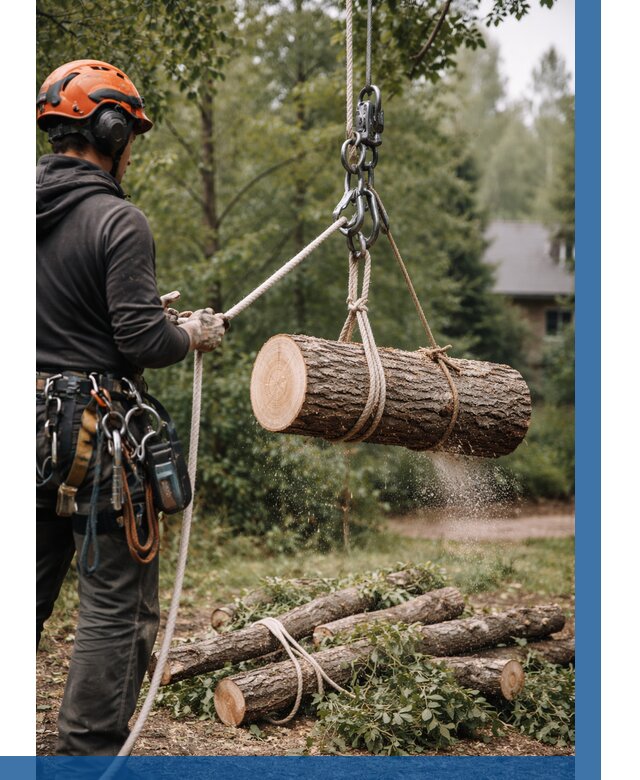 Валка деревьев частями в Воткинске от 7770 р. | ВЫСОТНИК-Втк