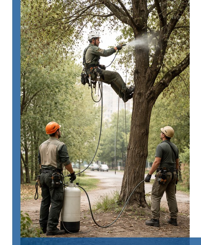 Обработка деревьев от вредителей в Воткинске профессиональная защита