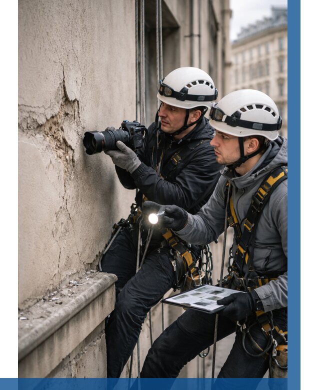 Фотофиксация дефектов фасада в Воткинске от 4662 р. | ВЫСОТНИК-Втк