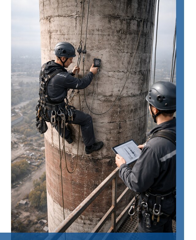 Обследование дымовой трубы в Воткинске от 8288 р. | ВЫСОТНИК-Втк